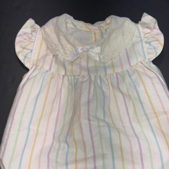 Vintage Health-Tex Baby Bubble Retro Vibrant Colors Striped 9 Months Health Tex - Picture 4 of 15